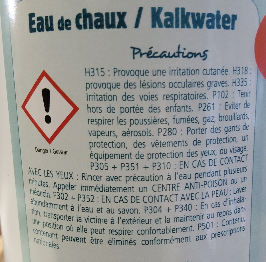 Eau de Chaux 1 litre