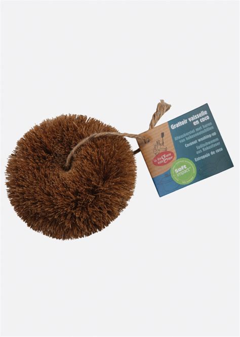 Brosse coco Grattoir vaisselle