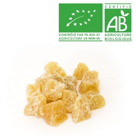 Gingembre confit bio