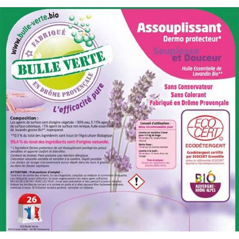 Assouplissant Lavande Ecocert