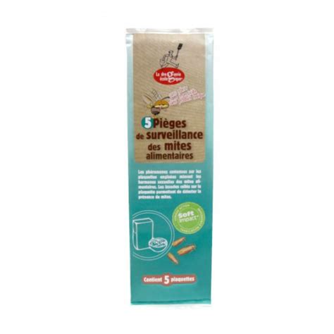 Sachet de 5 pièges mites alimentaires