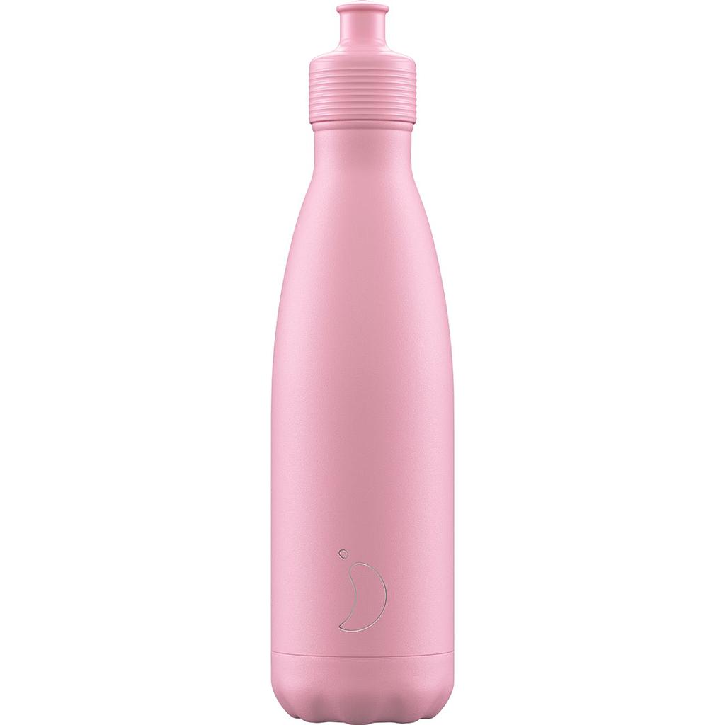 Bouteille isotherme Chilly's Sport Monochrome Pastel Pink 500ml