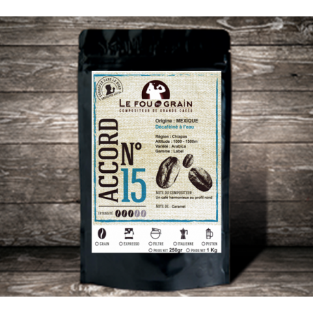Café Décaféiné n°15 Mexique 250g