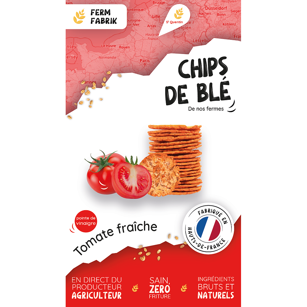 Chips de blé tomate fraîche Ferm Fabrik