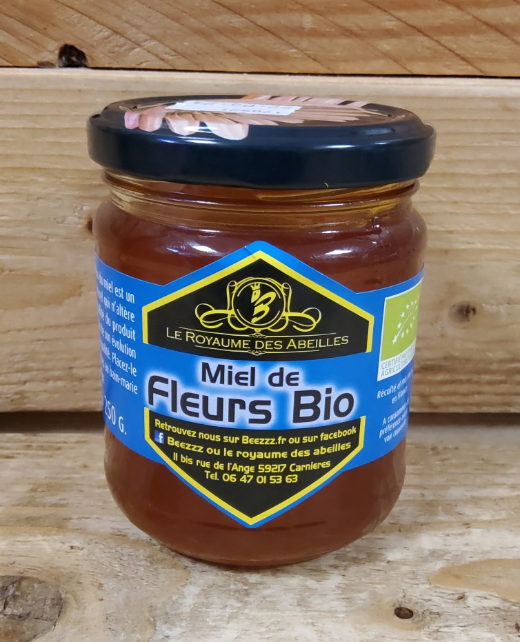 Miel de Fleurs Bio 250g Le Royaume des Abeilles