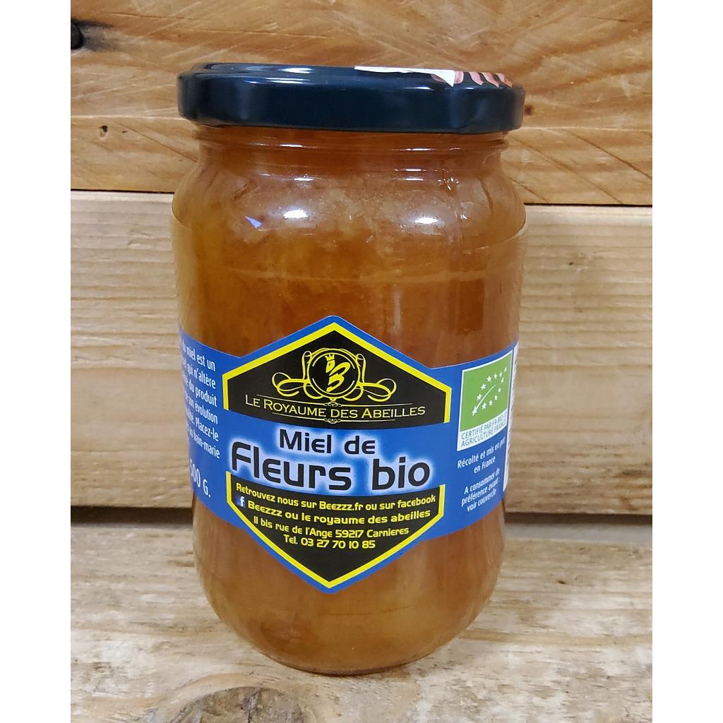 Miel de Fleurs Bio 500g le Royaume des Abeilles