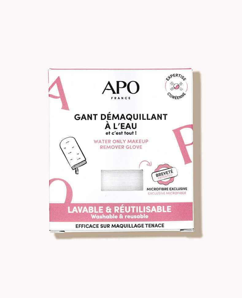 Gant démaquillant à l'eau APO