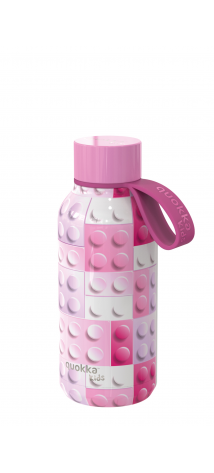 Bouteille Quokka 330ml Bricks color rose