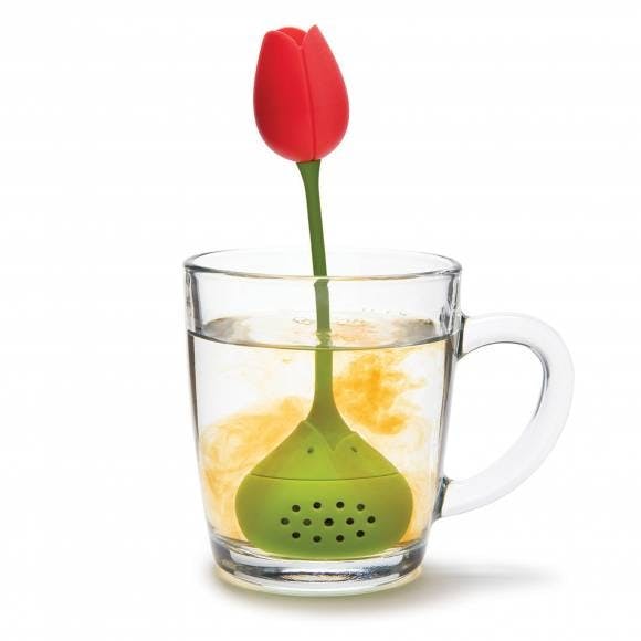 Infuseur à thé Tulipe rouge