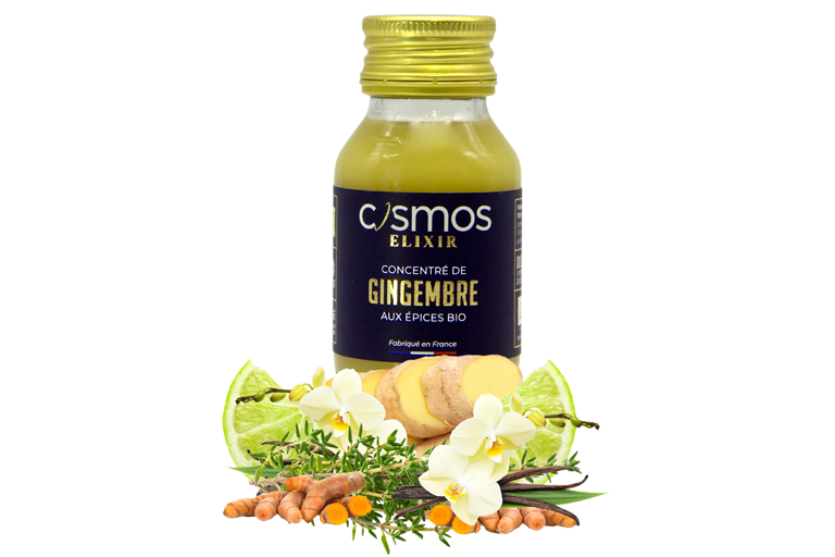 Cosmos Elixir concentré de gingembre citron épices 52ml