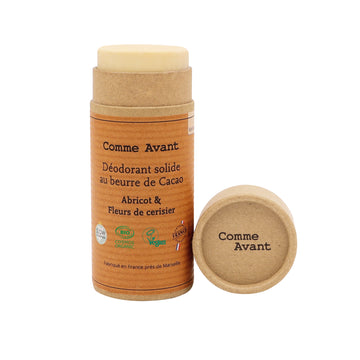 Déodorant solide Abricot Fleurs de cerisier 60g Comme avant