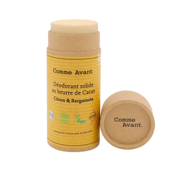 Déodorant solide Citron Bergamote 60g Comme Avant
