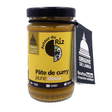 Pâte de curry jaune doux Bio 100g