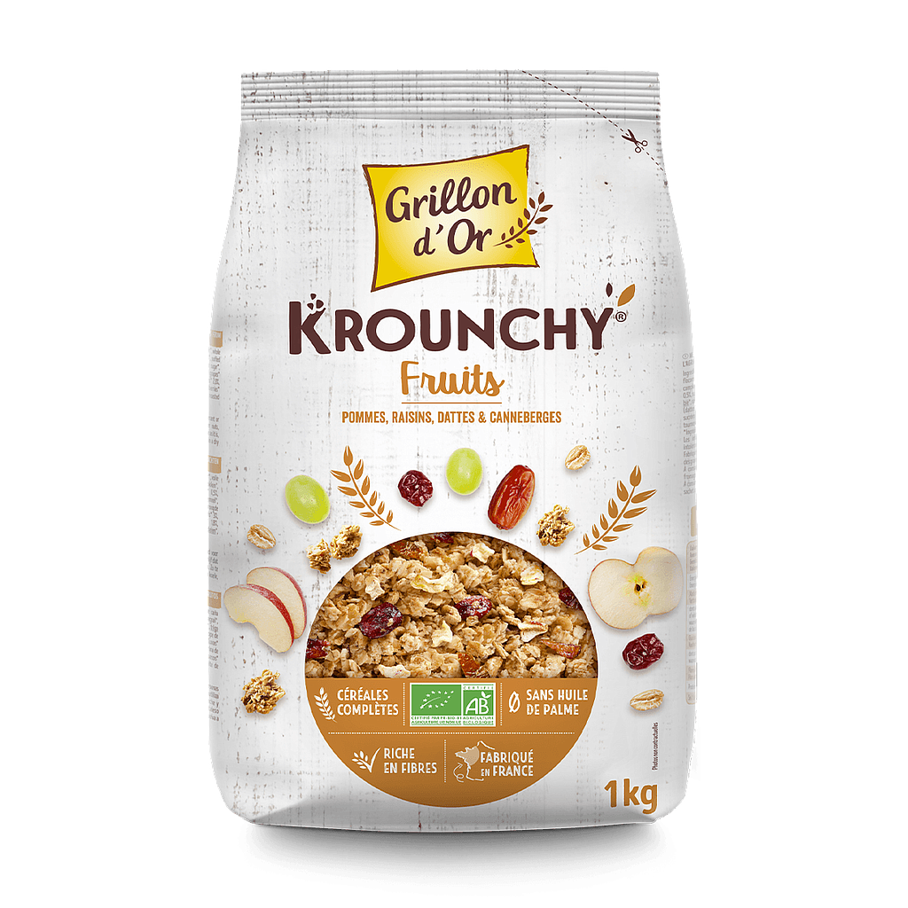 Krounchy Fruits Bio 100g