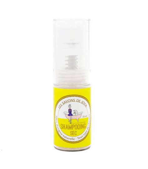 Shampoing sec tout type de cheveux sans huiles essentielles les Savons de Joya 35ml