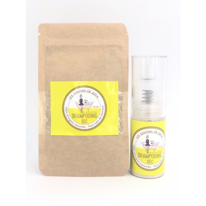 Recharge Shampoing sec 35ml Tout type Les Savons de Joya