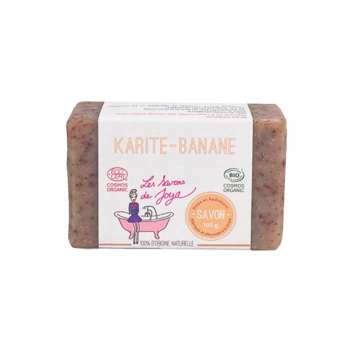 Savon Karité Banane sans huiles essentielles Les Savons de Joya 100g
